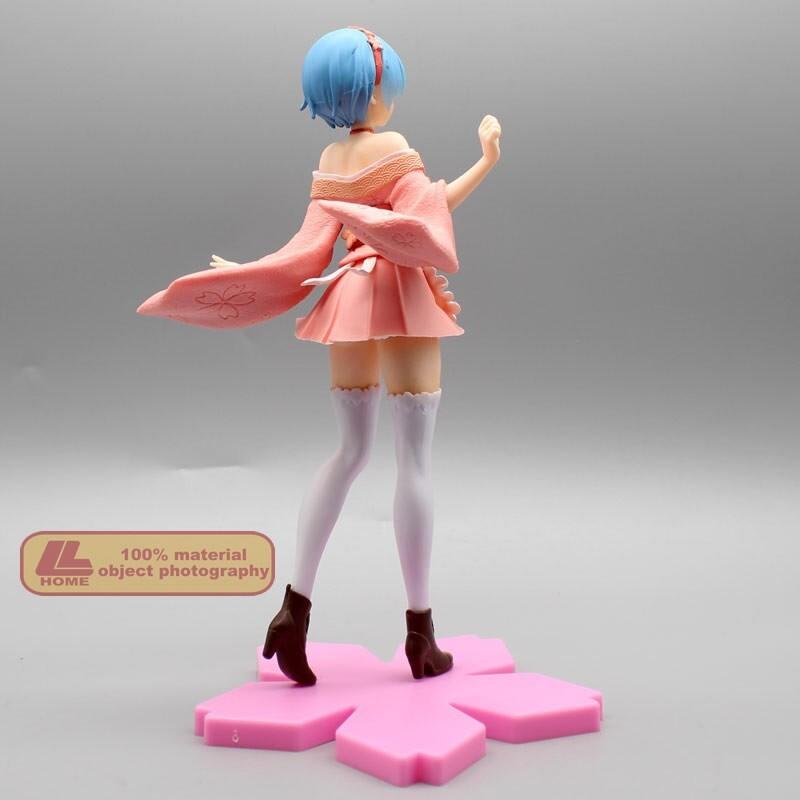 Аниме Re Life In a Different World Rem юбка-кимоно ПВХ фигурка игрушка в подарок — фото 5