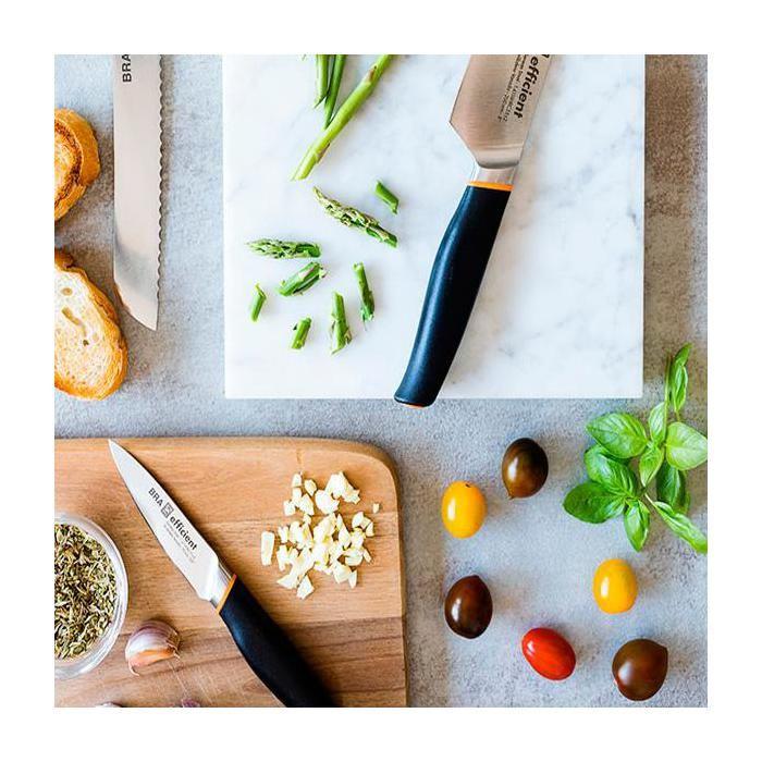 BRA Efficient | Set of 3 Efficient Knives with Cutting Board