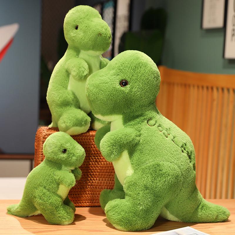 Cute Simulation Dinosaur Plush Toy Animal Dinosaur Toys Dinosaur Pillow Overlord Triangle Dragon Doll Children Boy Girl Gifts