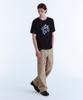KINETO Star Shine Embossed Print T-Shirt_Black