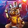 Funny Middle Finger Bulldog Wine Bottle - Whiskey Decanter For Pranks, Bar, Office & Home Decor