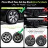 AMV1 4PCS for Model Y 2020-2024 4PCS 19 Inch New Turbine Style Matte Black Hubcap Cover Hub Cap Replacement Wheel Cap for Tesla