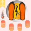 Smart Heated Insoles Temperature Adjustable Foot Warmers for Men and Women, Full-Foot Heating & Cut-to-Fit Design Q8Y6