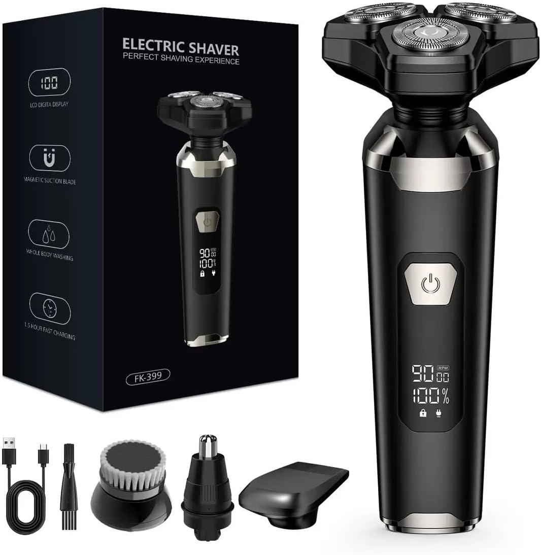 Floating Heads, LED Display, Waterproof, Travel Lock & Nose Trimmer - Complete United States