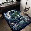 1PC Turtle Flowers Extra Large Non-Slip Floor carpet, Office, family, bedroom, Studio - Large Area Rug,Longlasting Material-K0412