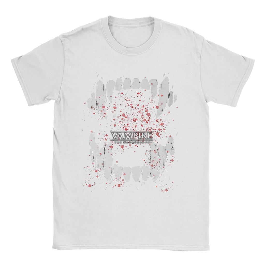 Couple T Shirt Vampire the Masquerade  T Shirts Novelty  Summer Tee Shirt Vintage Cotton Clothing Plus Size