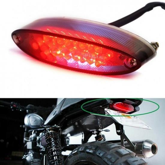 

28 LED Motorcycle Brake Stop Running Tail Light License Plate Lights Waterproof