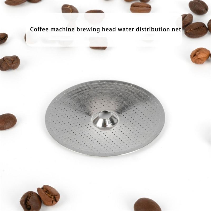 Water Distribution Net Stainless Steel Coffee Machine Filter Basket Coffee Filter Disk Perfect for Coffee Enthusiasts