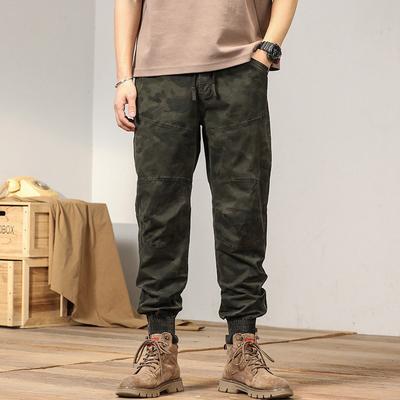 Men's Overalls Multi-pocket Outdoor Tooling Camouflage Pants Casual Loose Trendy Pants Men's High-end Men's Clothing