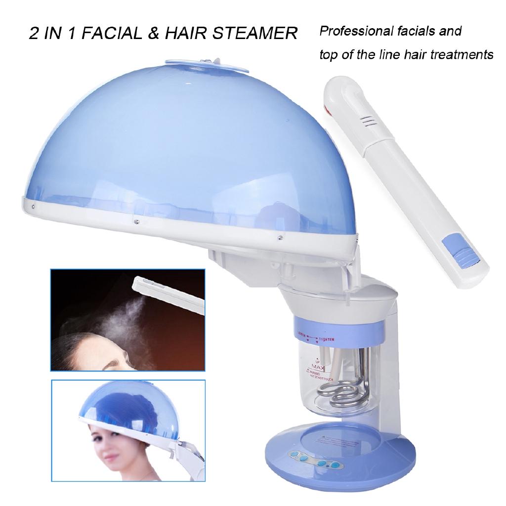 220V-240V Personal Facial Table Top Face & Hair Hot Portable Salon Ozone Steamer 2 In 1
