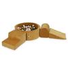 Piankowy Plac Zabaw Z Basenem Okrągłym 90X30 Velvet Soft Carmel + 200 Piłek: Stare Złoto, Jasny Róż, Perła