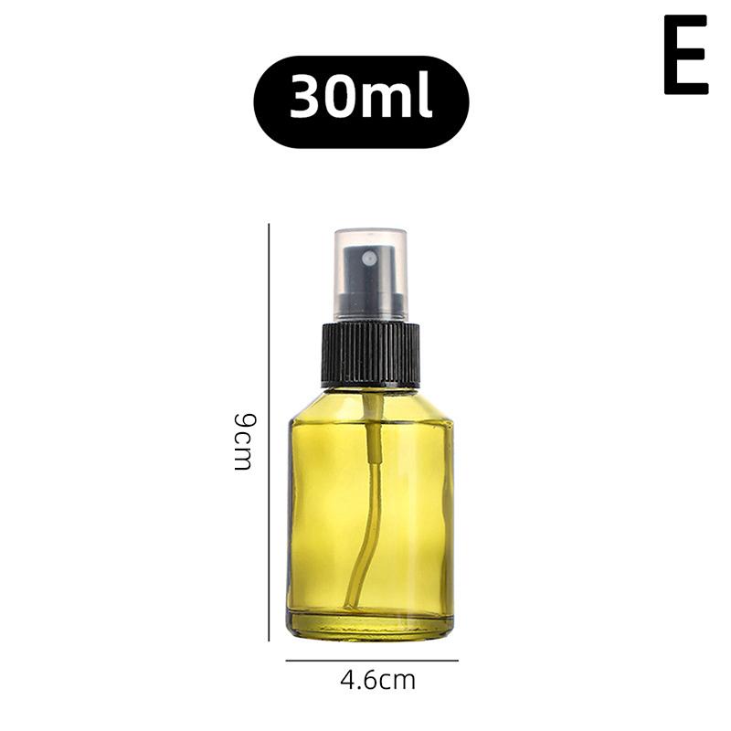 15Ml-60Ml Empty Refillable Bottle Green Glass Diy Cosmetic Bottle Cream Lotion Jar Pump Bottle For Shampoo Portable Travel