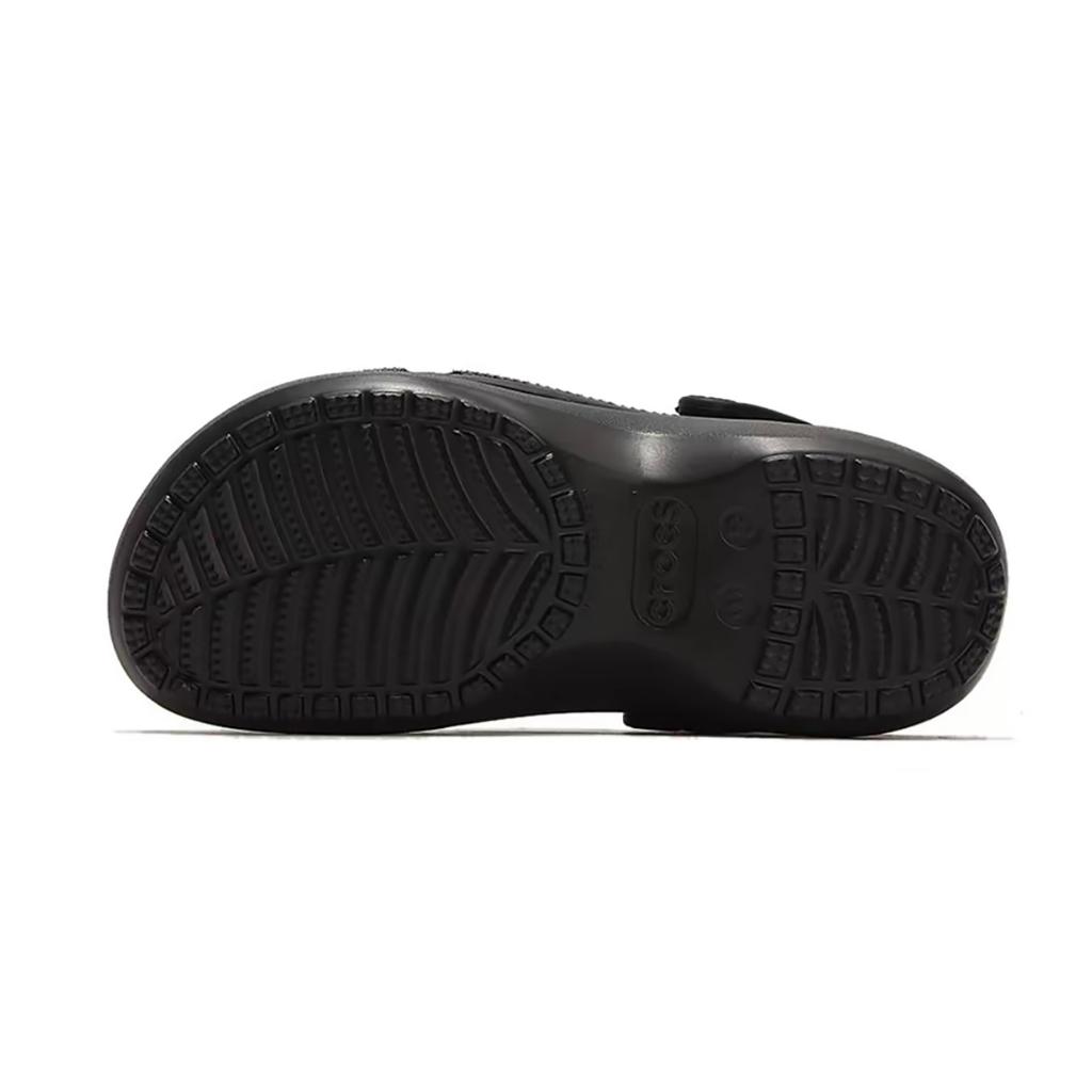 Crocs Classic Platform Clog EVA Future Chip Personality Trend Versatile Futuristic Gift Box Model Hole Shoes Unisex Silver Black