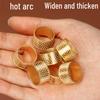 Adjustable Thickened Anti-slip Thimble Ring for Hand Sewing and Finger Protection