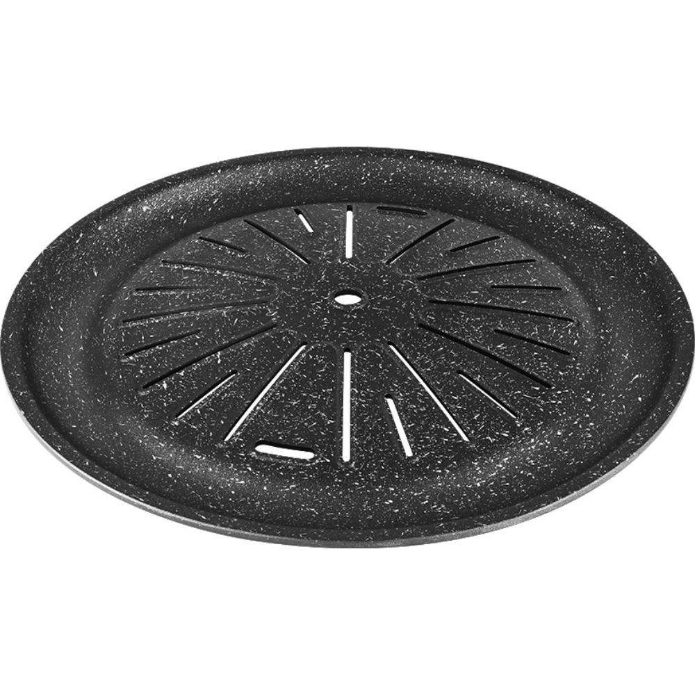 

KOSUN Алюминиевая сковорода-гриль для барбекю Многофункциональная круглая сковорода-гриль с антипригарным покрытием для приготовления на древесном угле Идеально подходит для кемпинга, приготовления на открытом воздухе