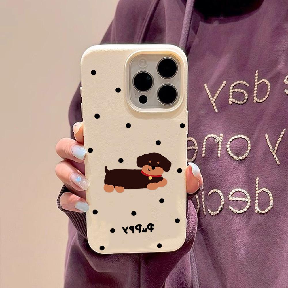 Handyhülle für iPhone 11 13 XR XS Max Hülle iPhone 12 14 15 16 Pro Max 12 Pro 15 Plus Leder bemalt wasserdicht sturzsicher und verschleißfest Cartoon