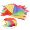 Banner Triangle String Flag Etc. For Birthdays 100 Meter 14*21CM 200 Flags Cloth Colorful Decoration Brand New