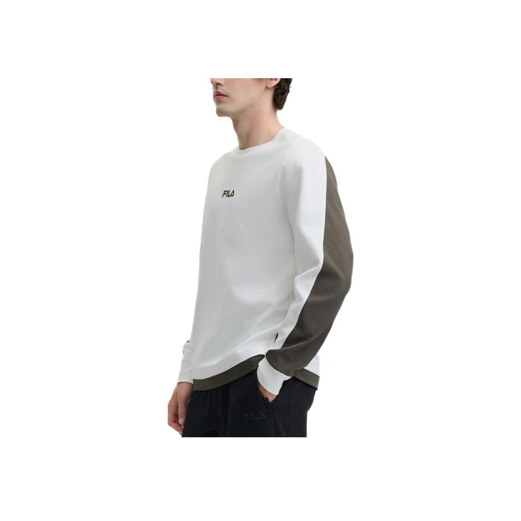 New FILA T Shirts Men's Cloud White F11M448210F-WT