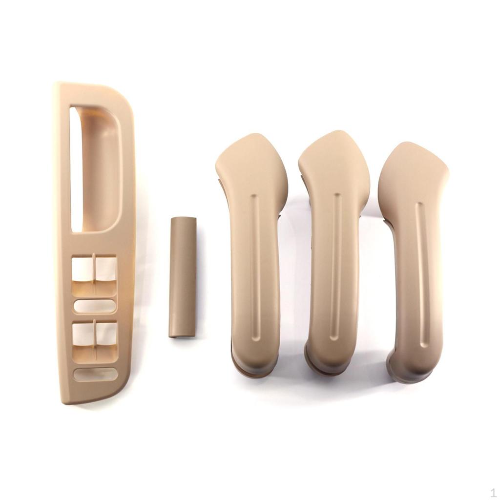 5 Pieces Car Interior Handle for Door Cover Trim Window Switch Panel Bezel Kit VW Golf MK