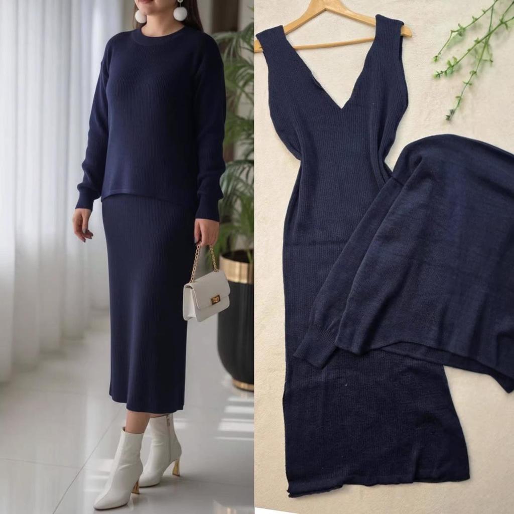 Autumn 2026 Women's Knit Sweater - Round Neck, Long Sleeve Fashion.