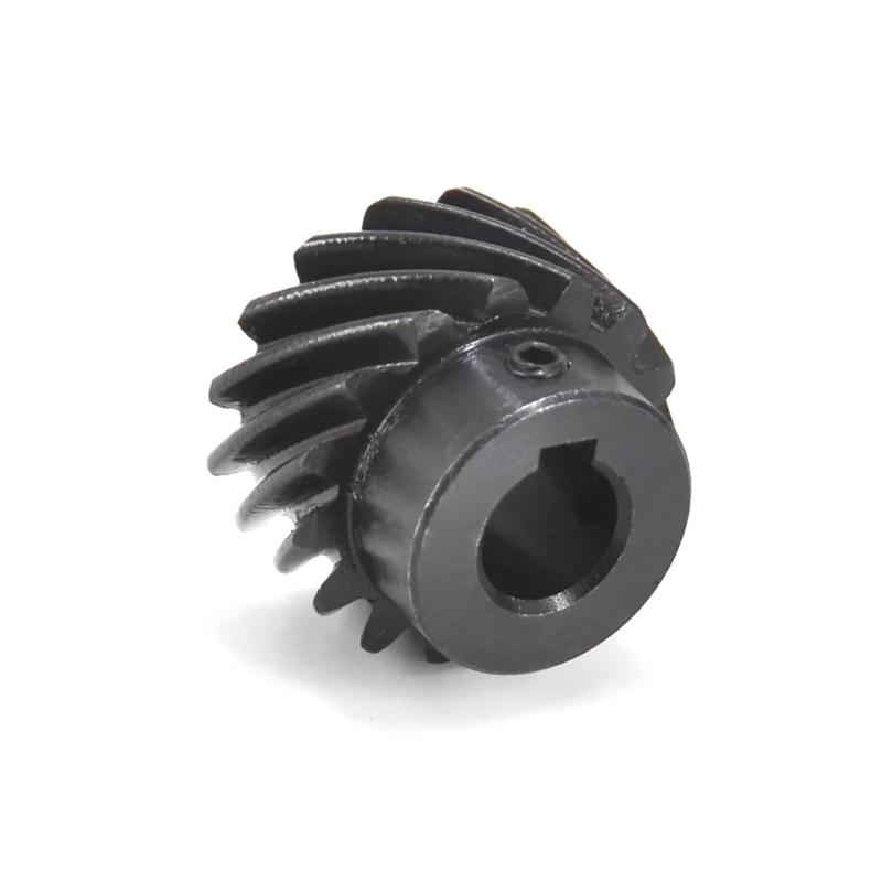 1.5M Helical Gear 45-Degree 12/13/14/15/16/17/18/19/20 Tooth Spiral Metal Gear Parallel Staggered LEFT/RIGHT 6mm