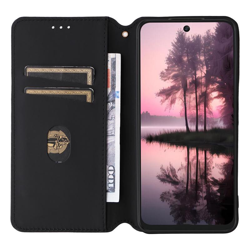 For TCL 60 SE NxtPaper 5G Stereoscopic Lines Flip Leather Wallet Skin PU Purse for TCL 60 SE NxtPaper 3D Magnetic Phone Cover