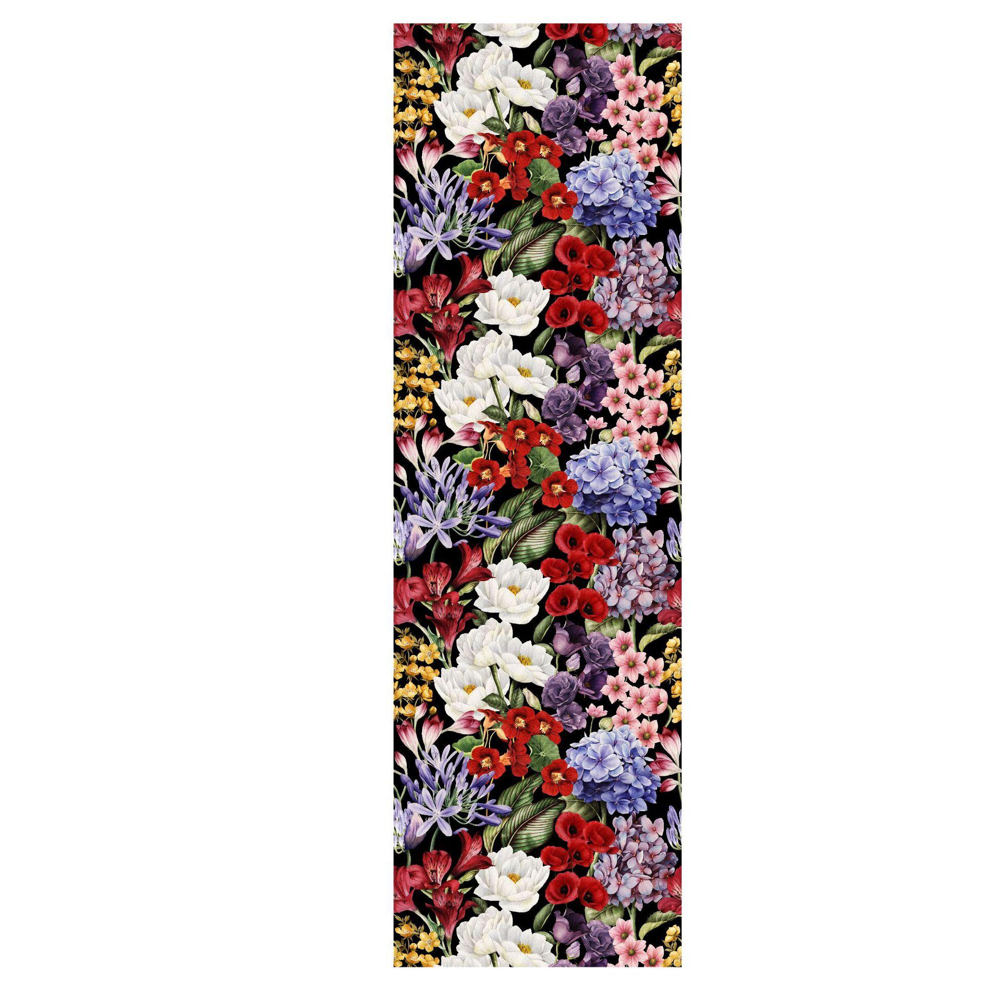 

Безшовні водонепроникні шпалери проти обростання (Товсті чорнила квітка зелена рослина) RW086