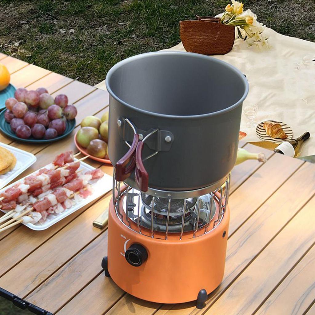 Portable Gas Stove Heating Cooker Camping Tent Heater For Outdoor Travel Outside Hiking Patio Garage Ice Fishing Garden