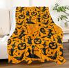 1PC Halloween theme Witch Ghost Cemetery New design Throw Blanket All Saints Day Gifts for Couch Bed Car Camping all season use