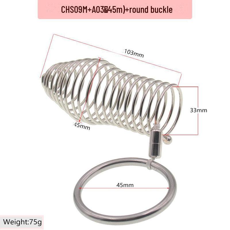 Rustfritt stål Wolf Tooth Penis Ring Sett - Bondage Clamp for menn og kvinner, sikker voksen leke for økt nytelse