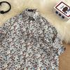 Hong Kong Style Vintage Sunflower Floral Shirt - Unisex Casual Short Sleeve