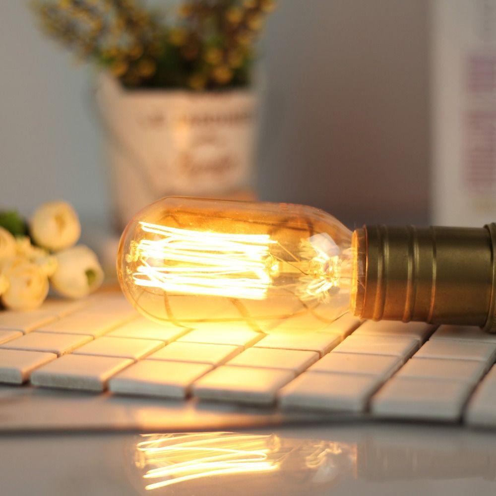 4pcs Long Lasting Edison Bulb Energy Saving Vintage Lamp Incandescent Filament Bulb  Indoor Lighting
