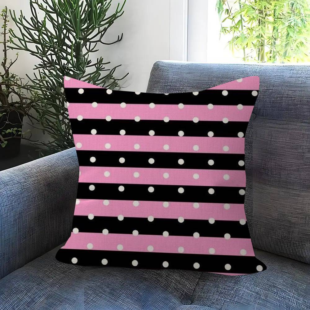 Fashion Polka Dot Figure  Pillow Cover Design Cushion Cover Decor Holiday Decorati