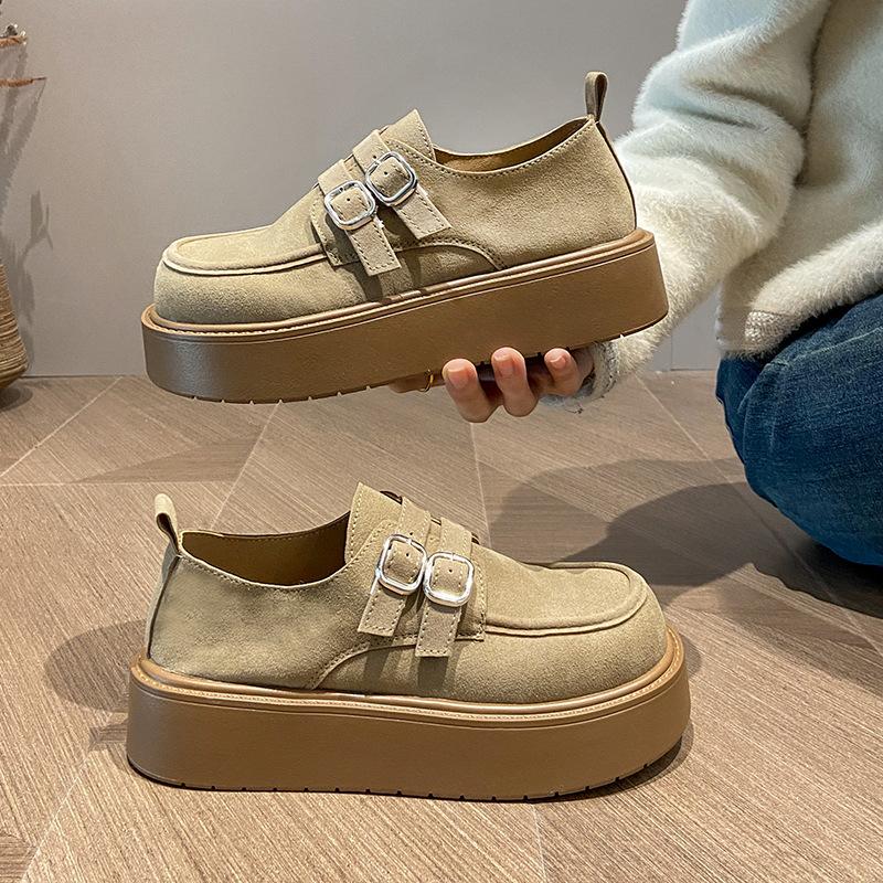 

Women s new single shoes spring and autumn mother shoes medium single shoes versatile non-slip soft-soled autumn shoes women 35 хакі