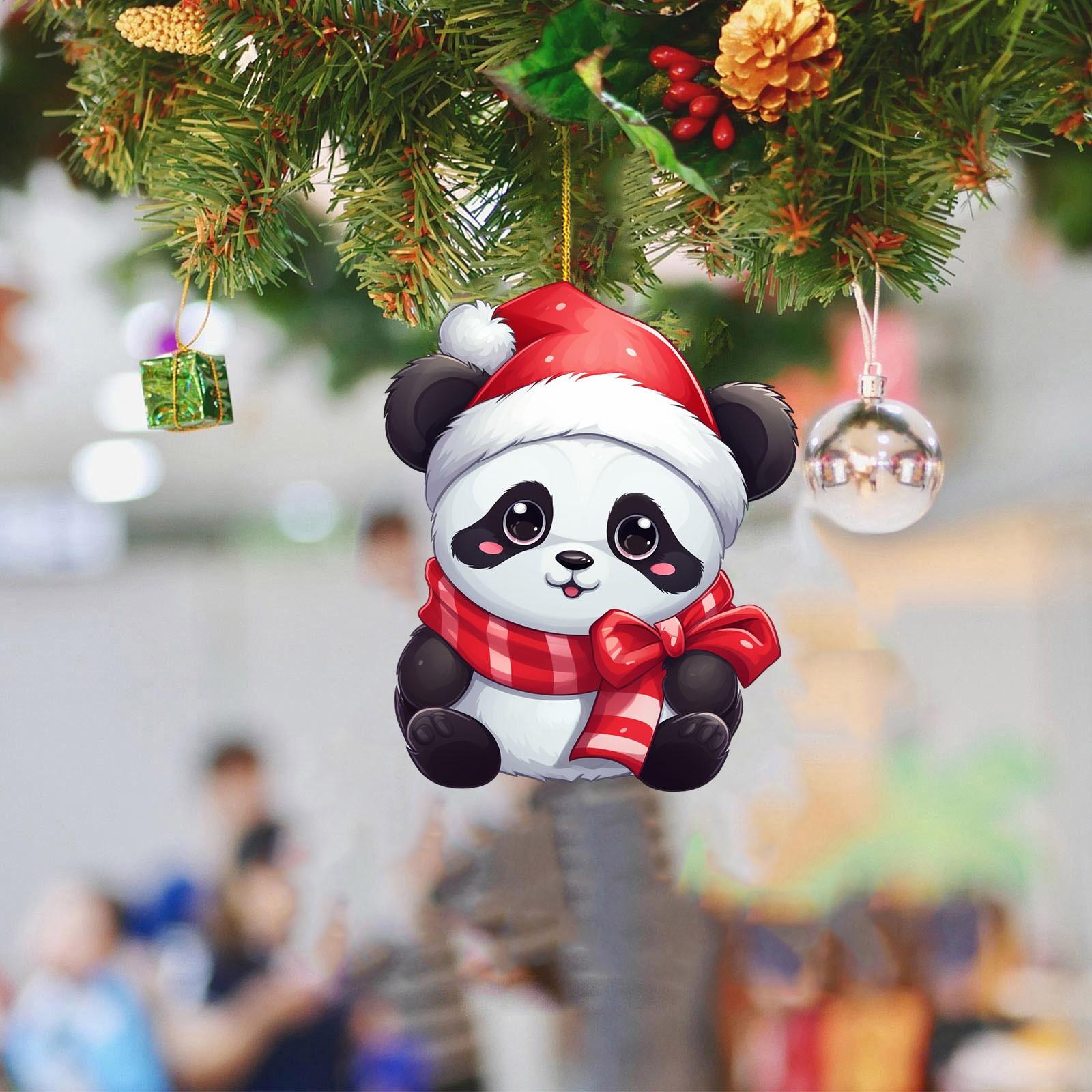 

Christmas Tree Decoration Pendant Fun Cartoon Cute Pendant Garden Tree Decoration Unforgettable Gift One Size