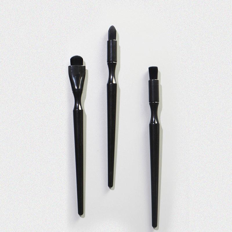 

2/3/5Pcs Black Rendering Brush Durable Watercolor Paint Brush For Charcoal Pastel And Embossing Ideal For Diy Scrapbooking