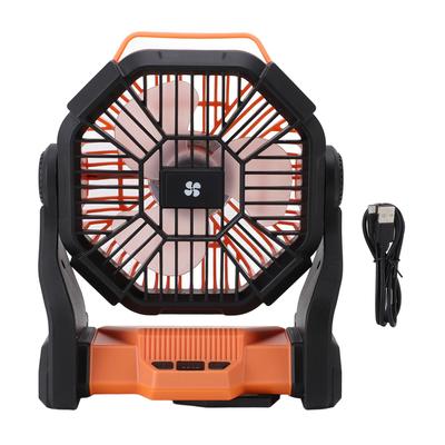 Wentylator kempingowy na zewnątrz Profesjonalny Wydajny Ładowany przez USB Wentylator do namiotu Wentylator kempingowy z latarnią LED na kemping na zewnątrz