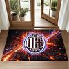 AC Milan Design Crystal Velvet Rug Soft Decorative Mat for Bedroom Entrance