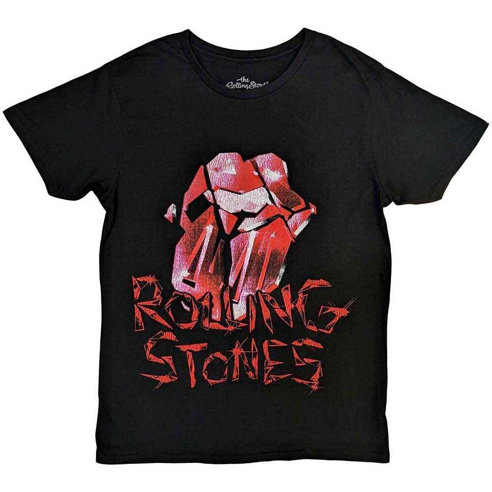 The Rolling Stones - Hackney Diamonds Расколотое Стекло Язык (Футболка) XL
