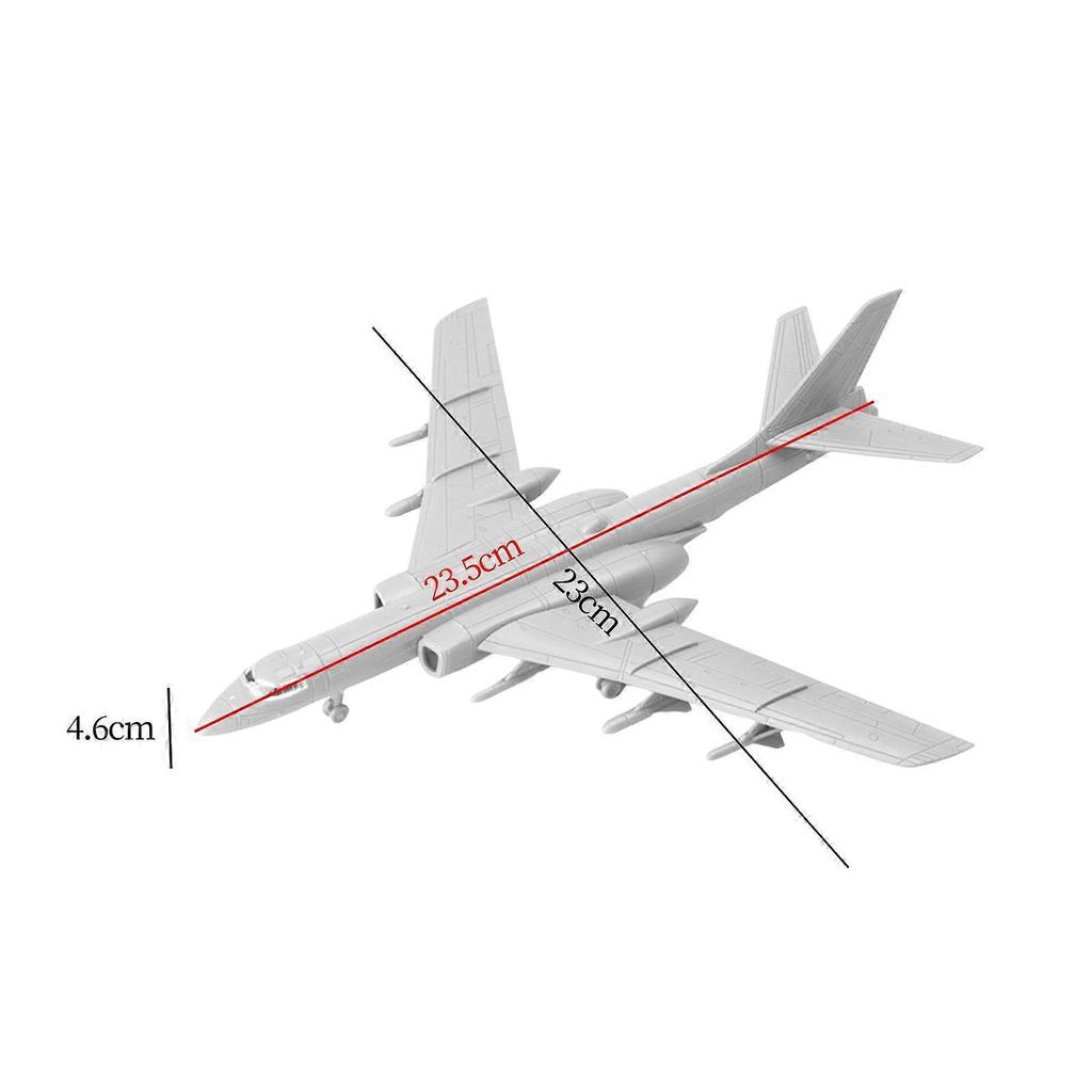 Fighter Jet Model Attack Plane with Stand 4D for Collection Decoration Gift