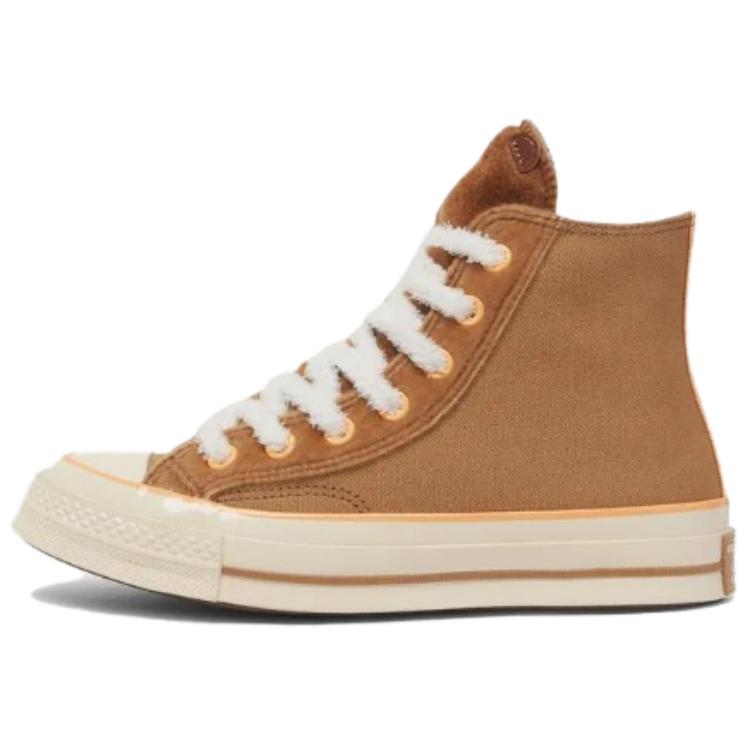 Converse Chuck 70 1970s Soft and Comfortable Durable High-top Sneakers for Both Men and Women In Brown