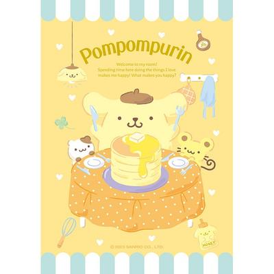 Sanrio Pancake Time Pom Pom Purin Mini tamanho quebra-cabeça SAN-C108-105, 108 peças, cores misturadas quebra-cabeça, jogos infantis, brinquedos educativos