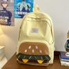 Korean Version of Niche Design Sense Hamburger Cute Large Capacity Campus Casual Backpack Travel Backpack Middle School Students Book