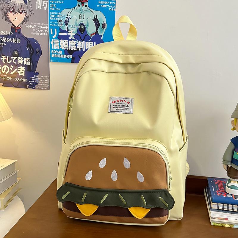 

Корейская версия нишевого дизайна, чувство стиля, милый рюкзак большой вместимости для кампуса, повседневный, для путешествий, для учеников средней школы, для книг .