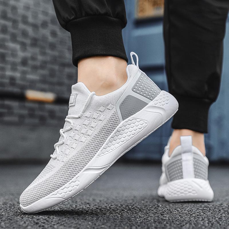 Explosive Sports Shoes Men's Soft Sole Ultra-light Running Shoes Men's and Women's Couple Travel Shoes Student Board Shoes