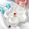 Princess Style Pet Pearl Collar for Dogs Cats-Cute Adjustable Jewelry Accessory for Puppy Kitten Chihuahua Perfect Wedding Gift