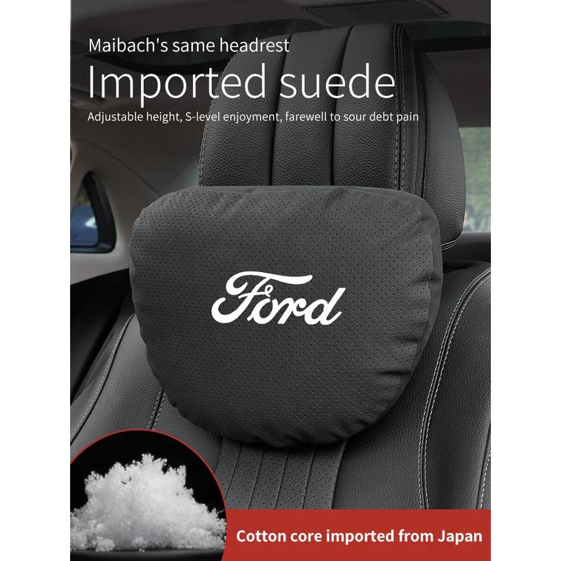 KLKC4 For Ford Focus Fiesta Fusion Explorer Edge Kuga Mondeo ST F150 Ecosport Ranger Car Headrest Neck Support Seat Soft Neck Pillow