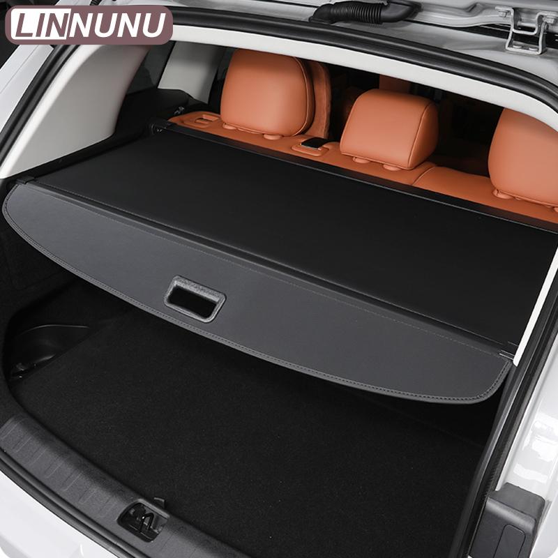 LINNUNU Trunk Cover Luggage Carrier Curtain Black Retractable Cargo Cover For Leapmotor C10 Car Trunk Cargo CoverProtect Privacy