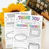 Pack of 2 Teacher Appreciation Coloring Posters With Customizable Sections For Classroom Activities Students Craft Gift Ideas