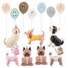 Décoration de fête pour chien ballons chien gonflables ballons chien en latex pour enfants chiot Décoration d'anniversaire pour chien ballons de fête pour chien